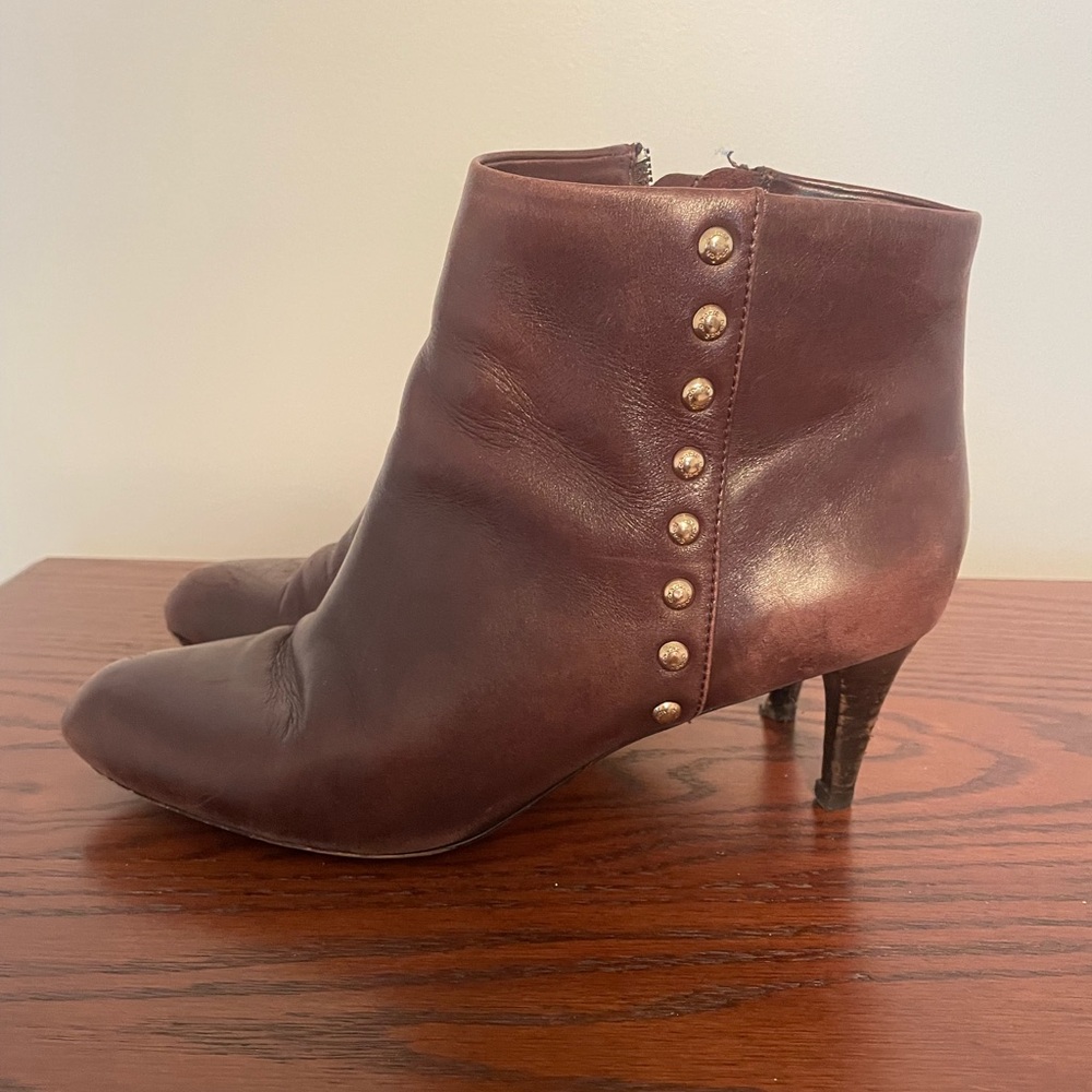 Coach Brown Ankle Boots